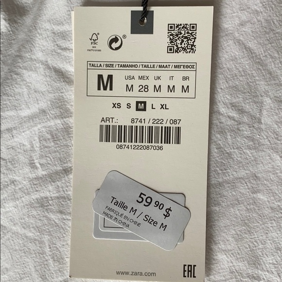 Zara Mirco Dot Mini Dress - Picture 9 of 9